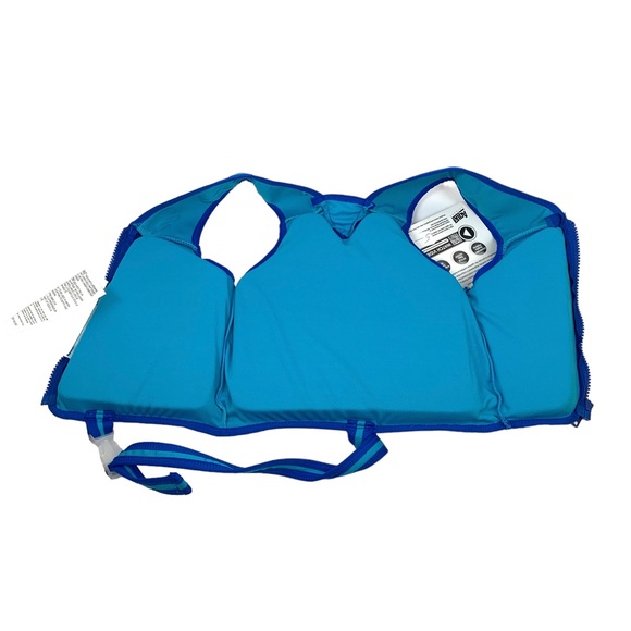 Swim Training Vest Life Jacket SwimSchool Blue Size 33-55 Lbs 22 “ NWT - Picture 12 of 12